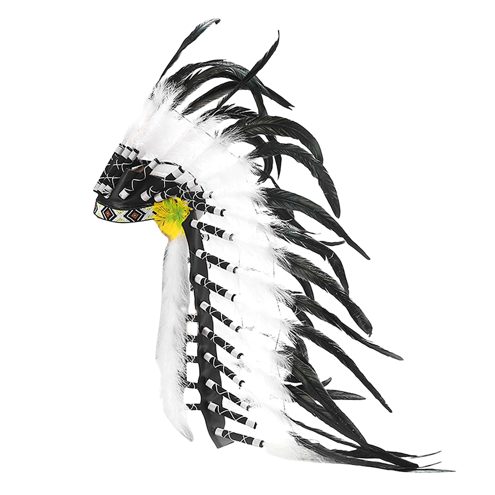 Tribal-Inspired Feather Headdress – Stage, Dance & Costume Accessory