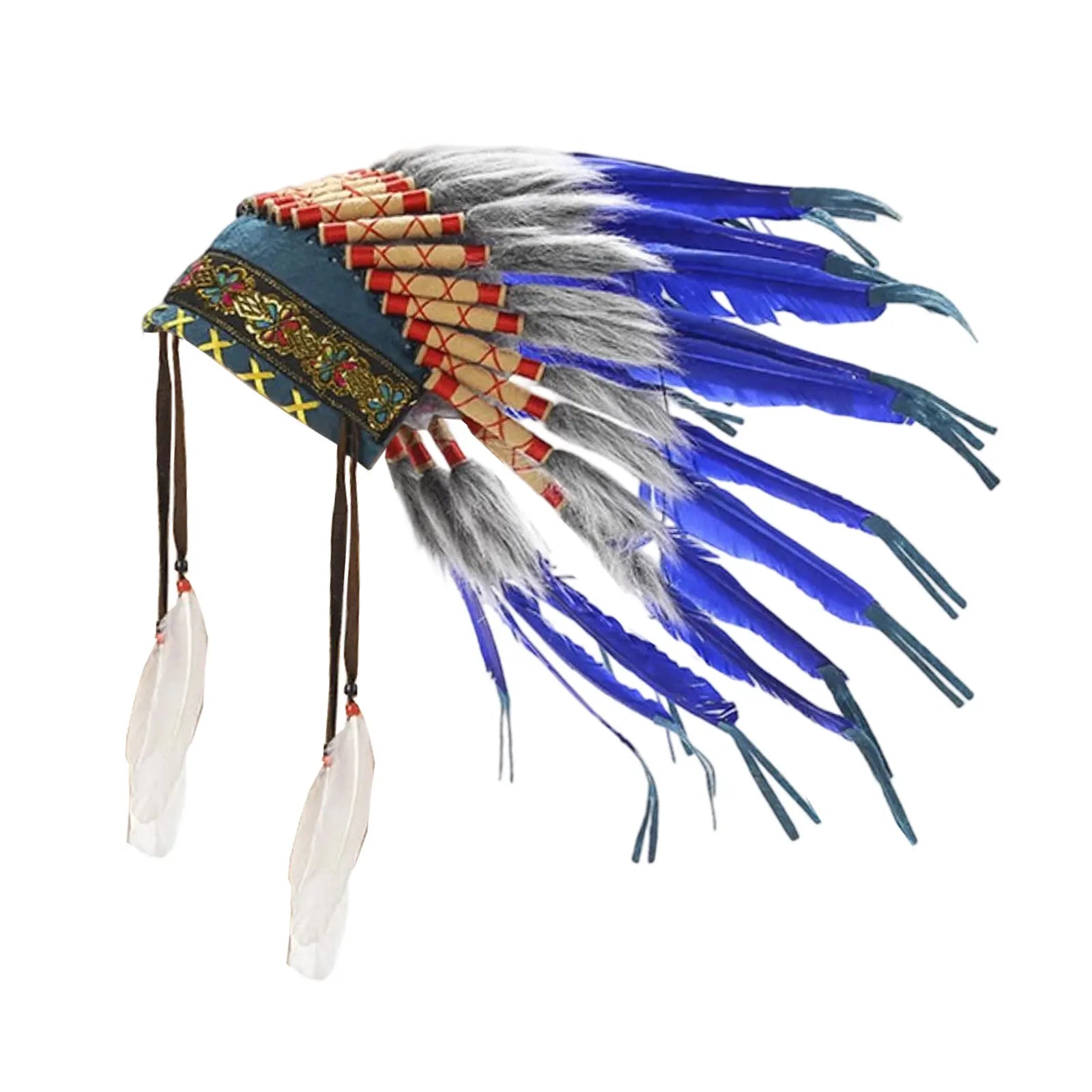 Tribal-Inspired Feather Headdress – Stage, Dance & Costume Accessory