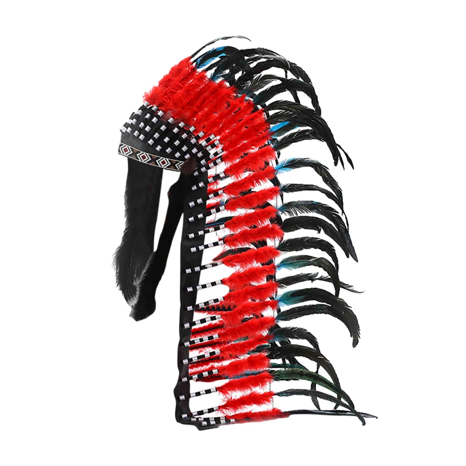Tribal-Inspired Feather Headdress – Stage, Dance & Costume Accessory