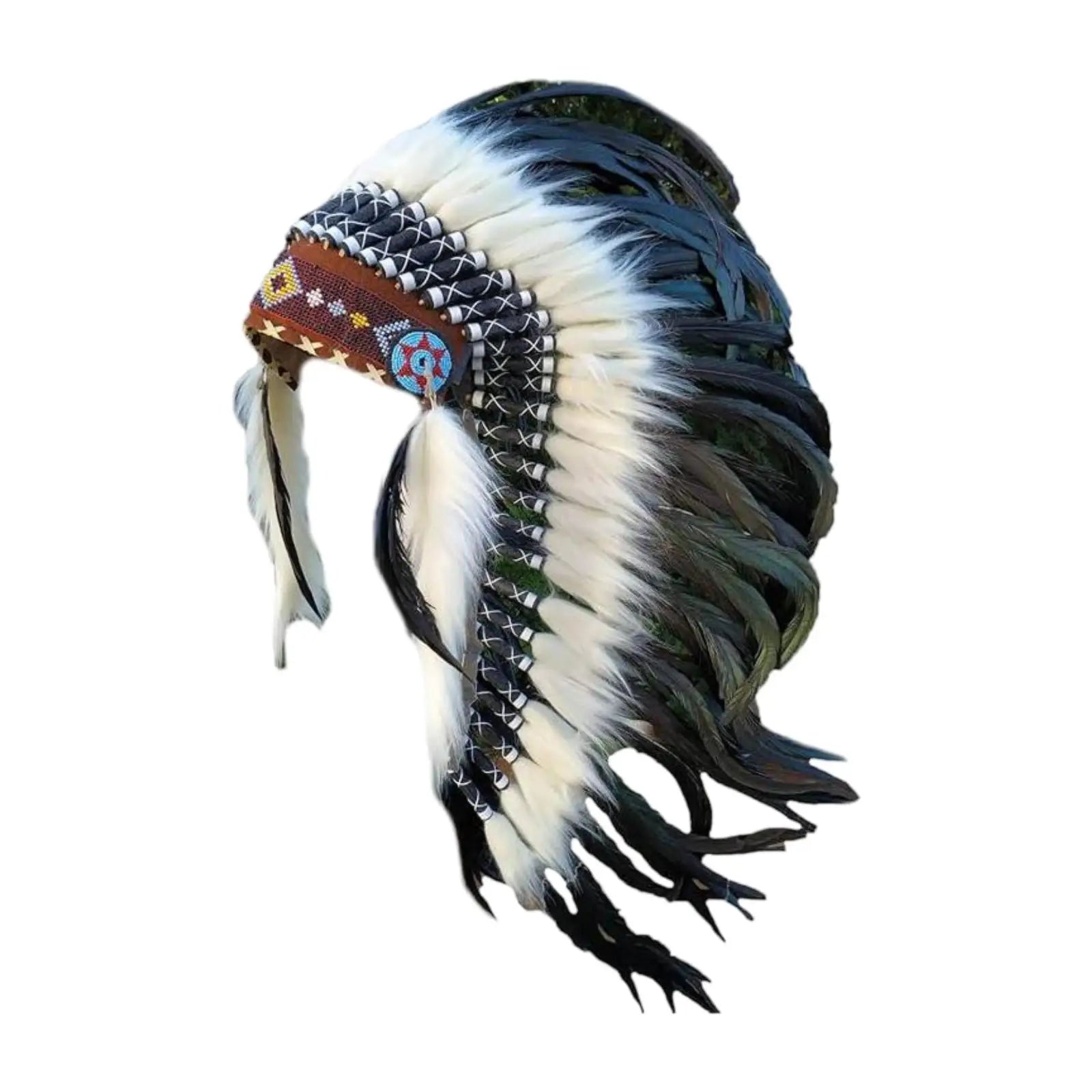 Tribal-Inspired Feather Headdress – Stage, Dance & Costume Accessory