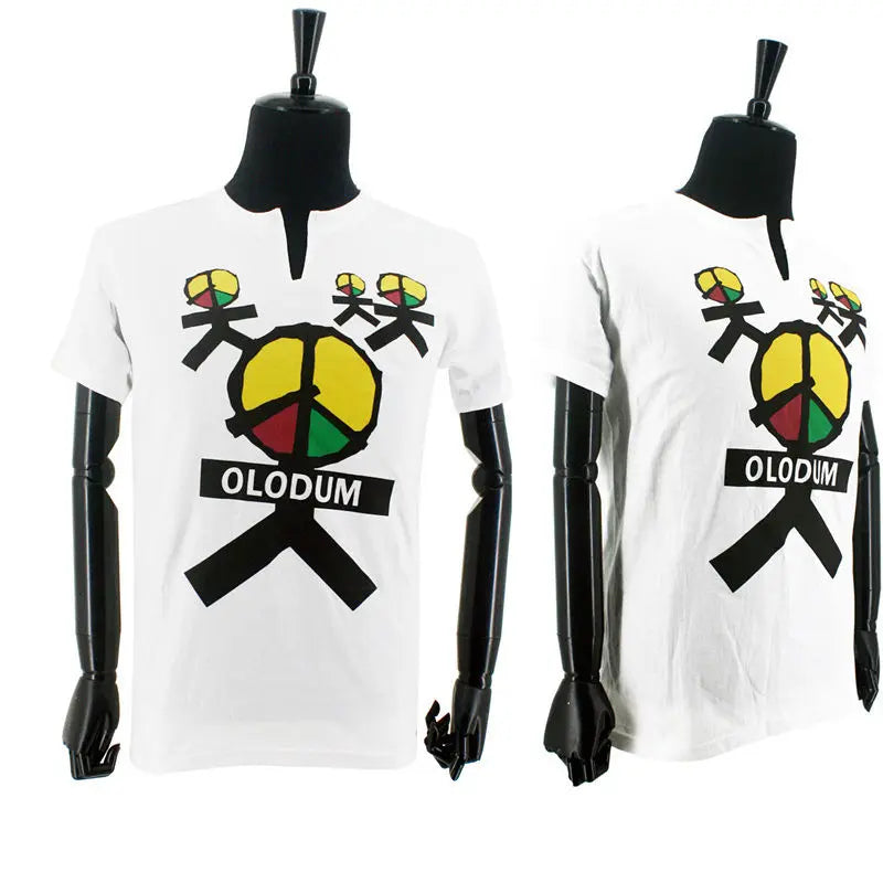Brazil OLODUM Retro Freedom T-Shirt – Antiwar Cotton Graphic Tee