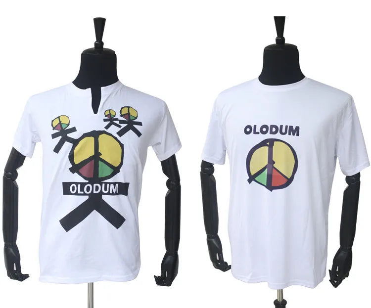 Brazil OLODUM Retro Freedom T-Shirt – Antiwar Cotton Graphic Tee