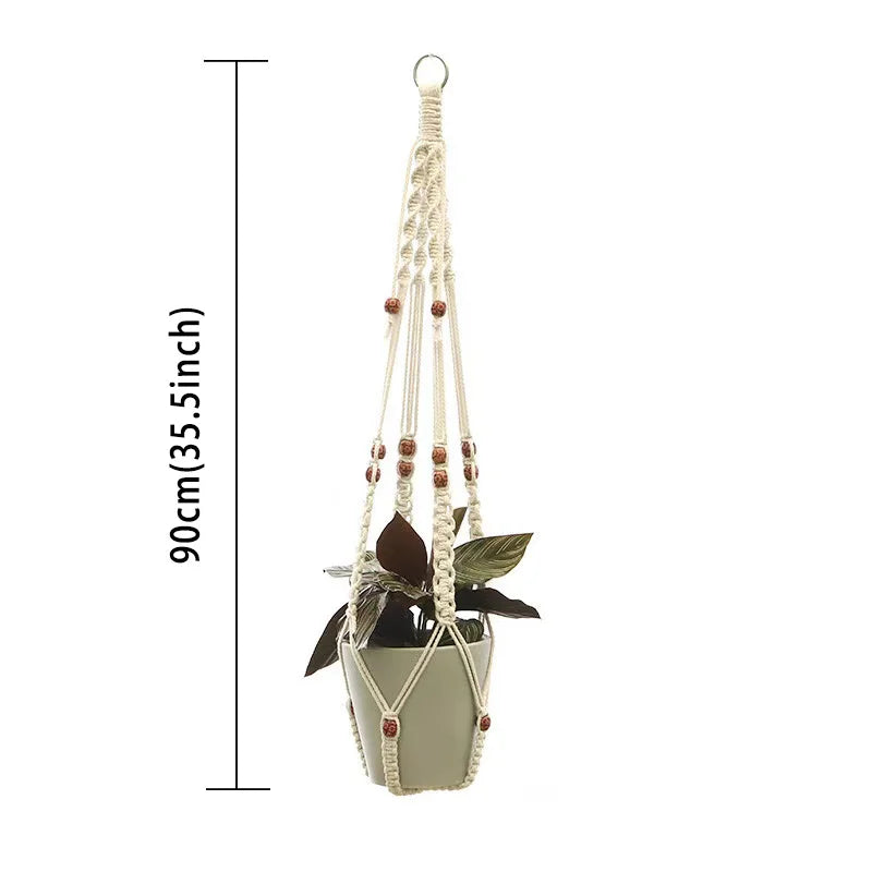 Handmade Macramé Plant Hanger – Hanging Planter Decor