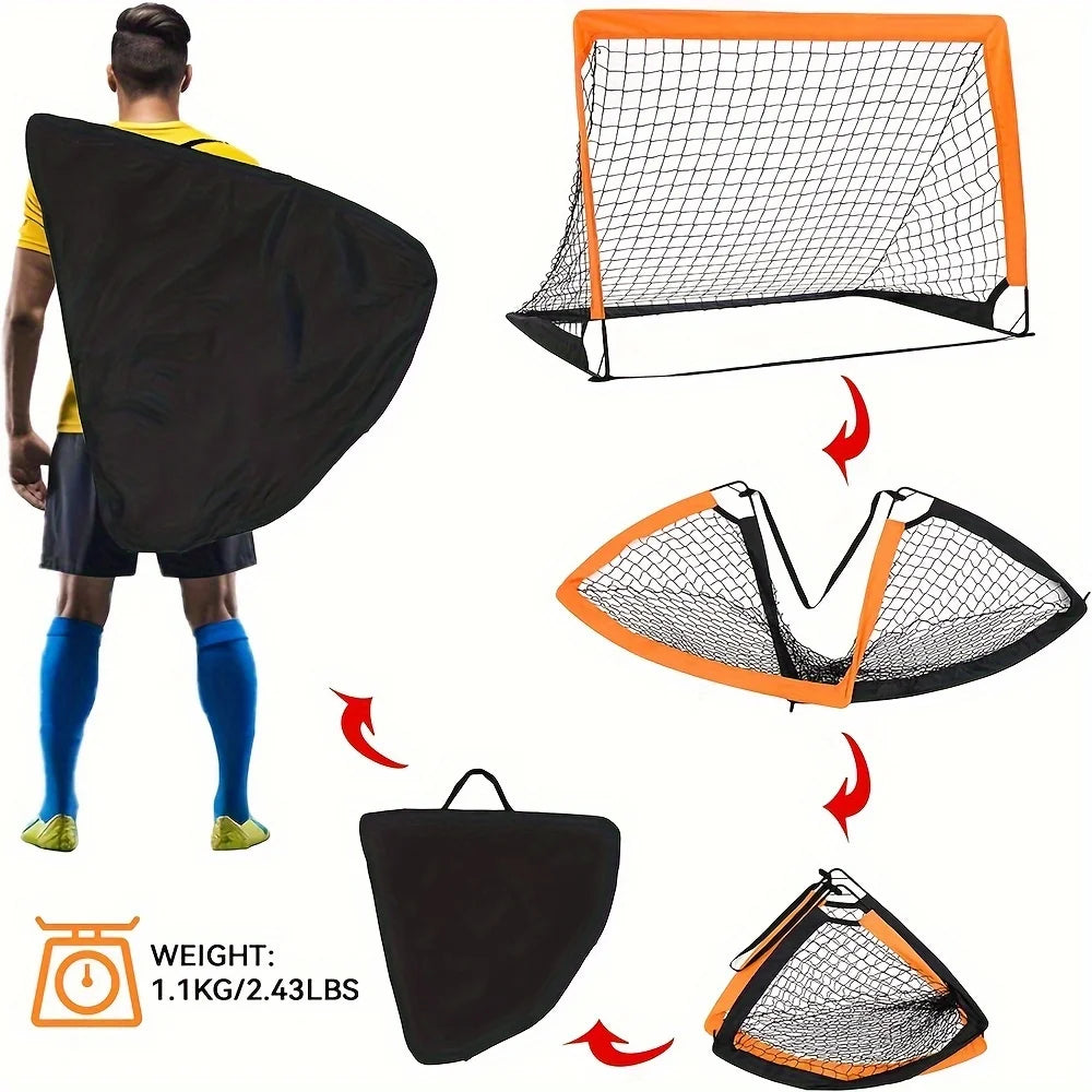 Portable Soccer Goal – Foldable Kids Football Net