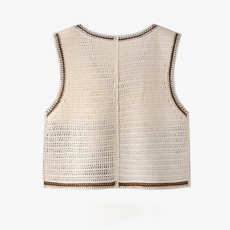 Granny Square Crochet Vest – Boho Summer Top