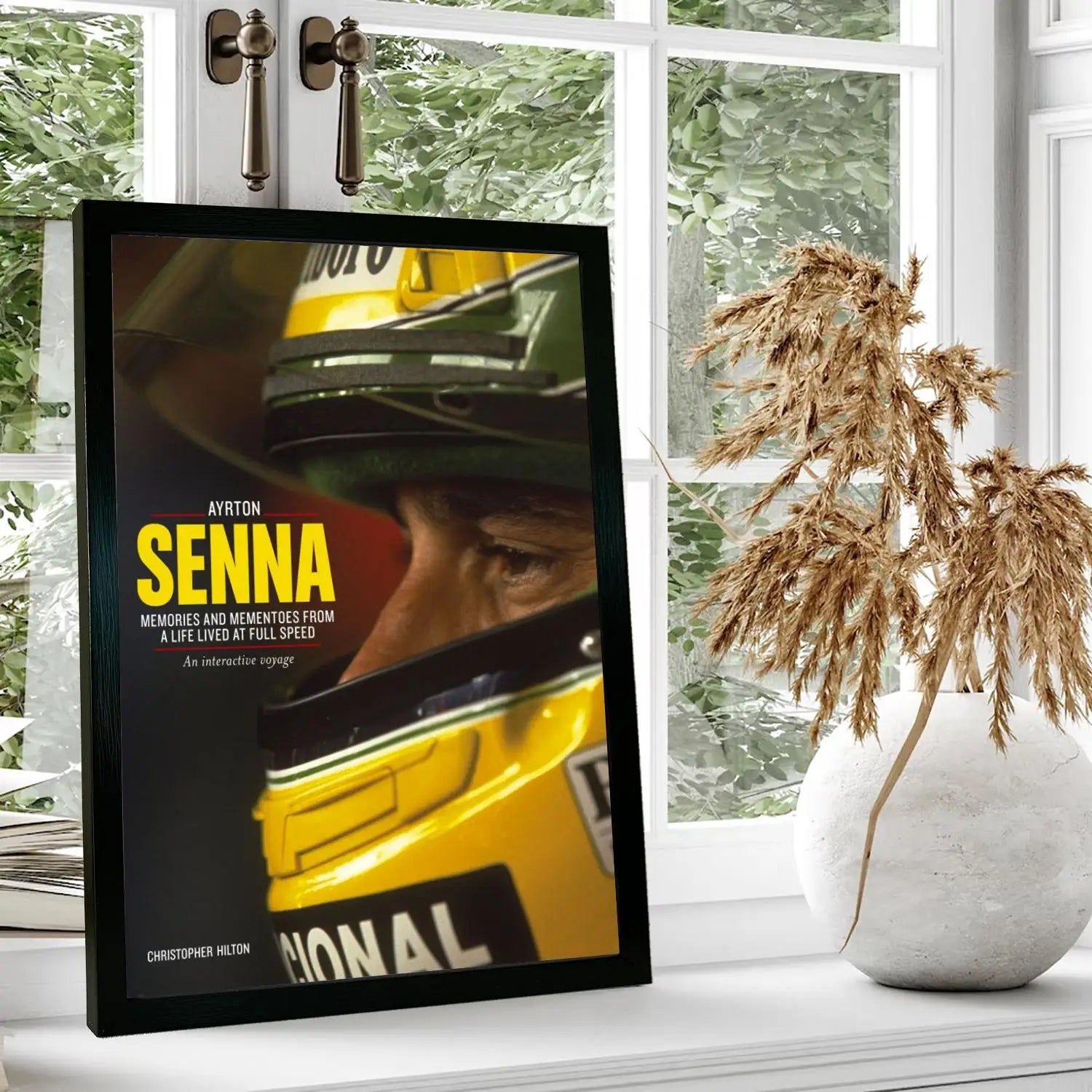 Ayrton Senna Legend Canvas Art