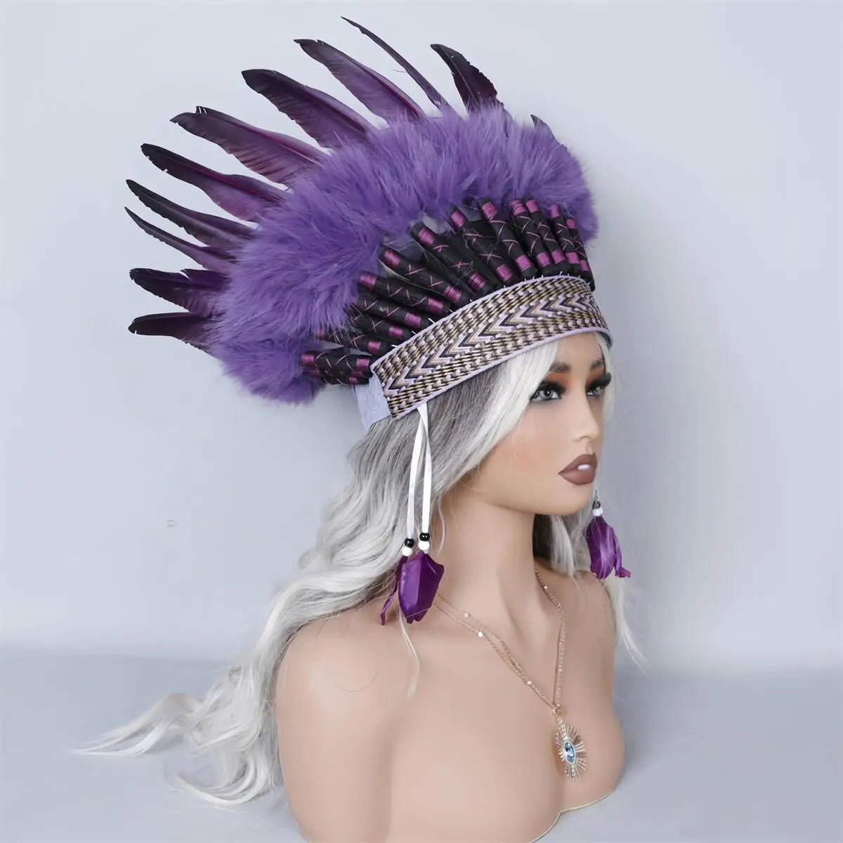 Funky Feather Headband – Women’s Stage & Costume Fashion Accessory