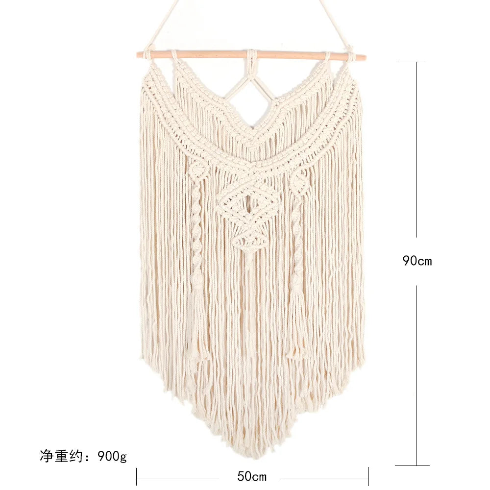 Nordic Macramé Wall Tapestry – Boho Home Decor