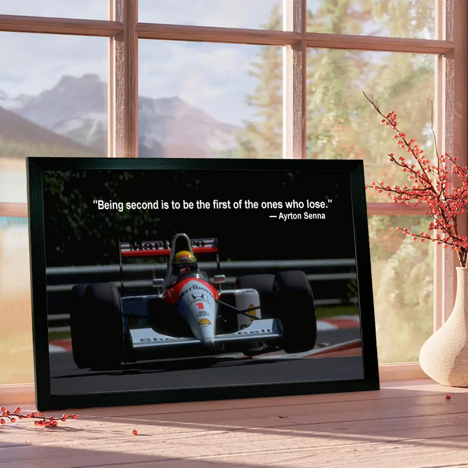 Ayrton Senna Legend Canvas Art