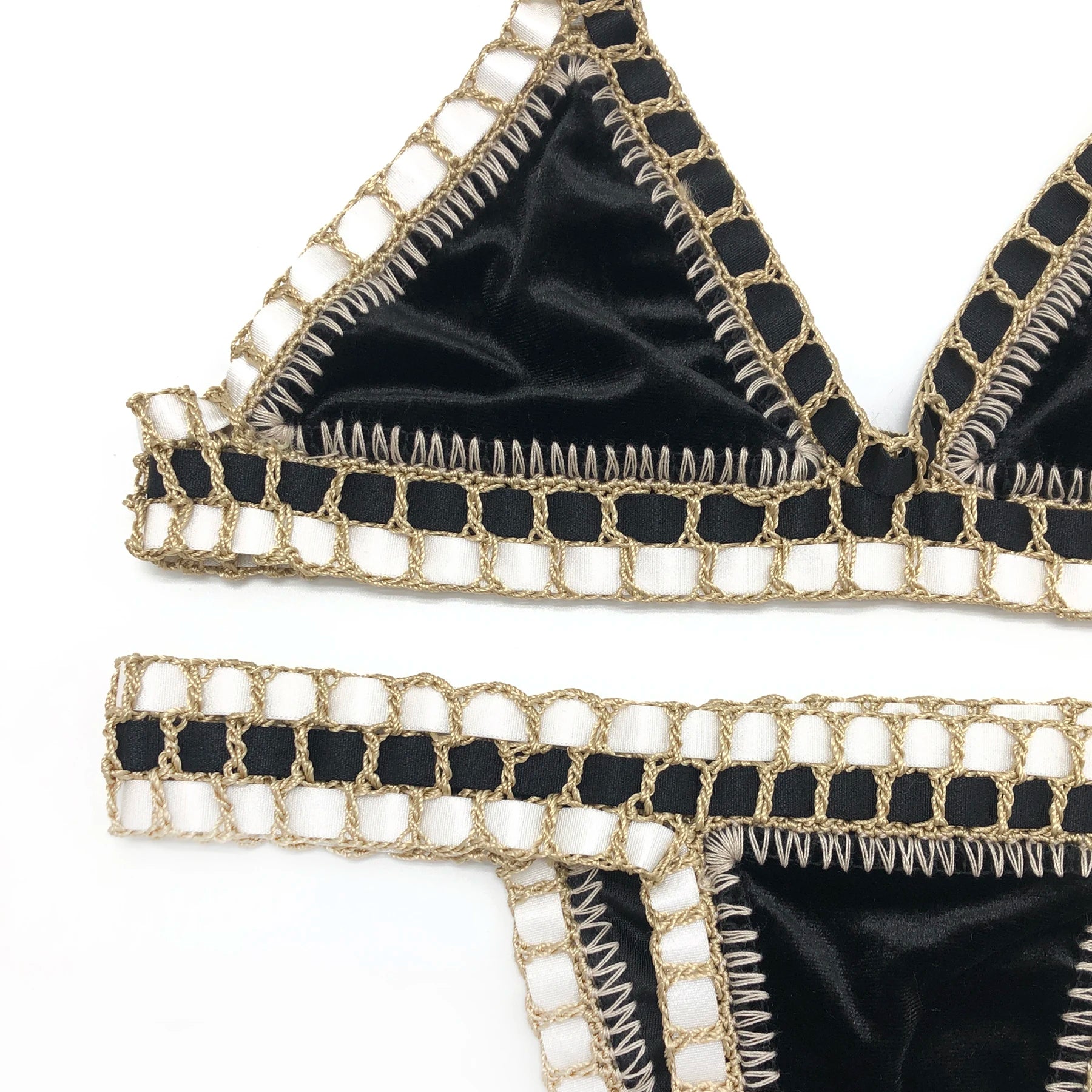 Handmade Crochet Triangle Bikini – Boho Women’s Swimwear 2026