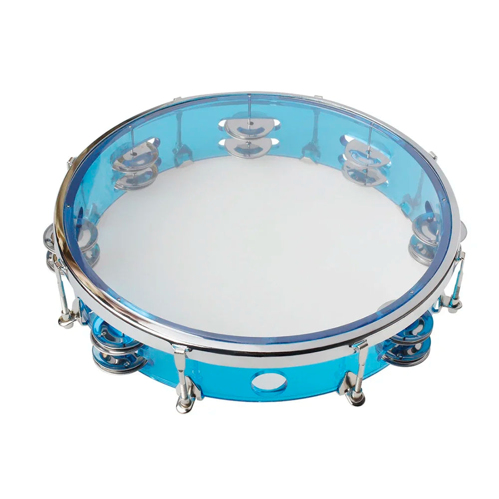 Brazilian Rhythm Tambourine – Self-Tuning Double Jingle Hand Drum