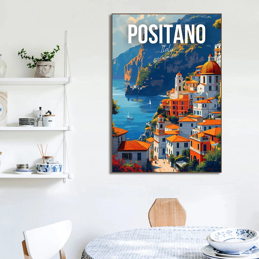 World Travel Art Canvas – Iconic Cities Collection