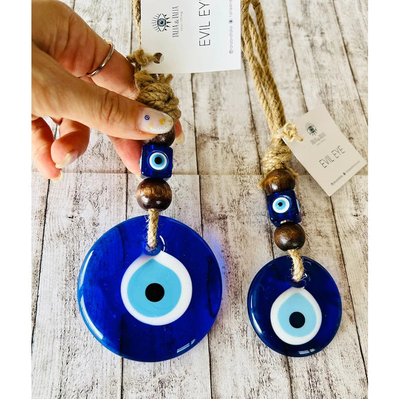 Evil Eye Macrame Wall Hanging – Nazar Protection Decor
