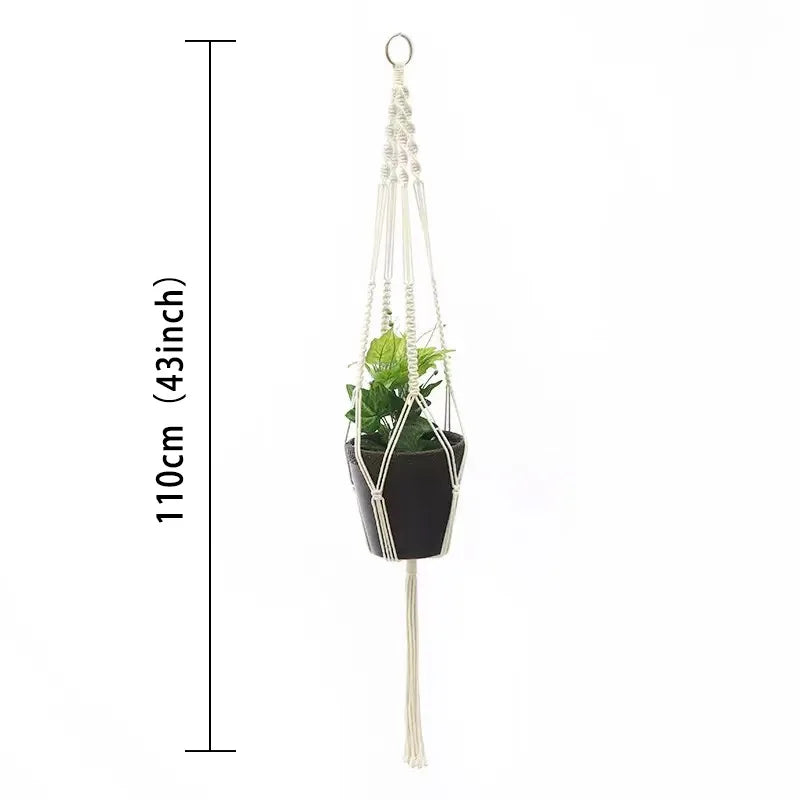 Handmade Macramé Plant Hanger – Hanging Planter Decor