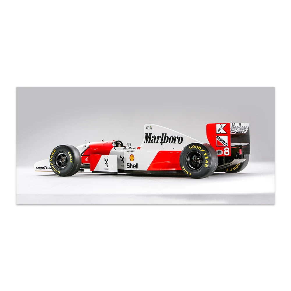 Ayrton Senna World Champion Racing Poster