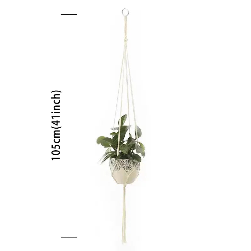 Handmade Macramé Plant Hanger – Hanging Planter Decor