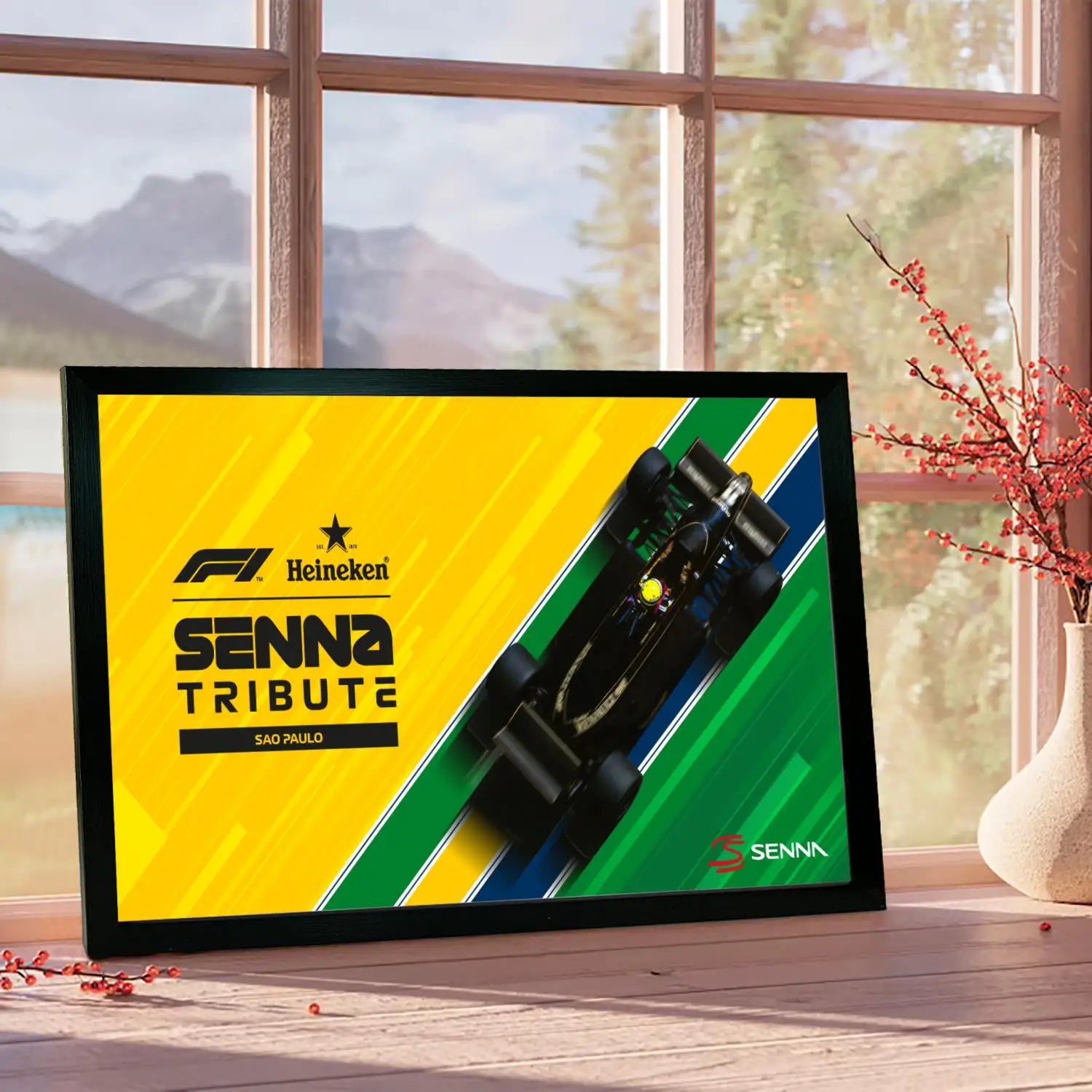 Ayrton Senna Legend Canvas Art