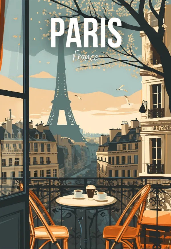 World Travel Art Canvas – Iconic Cities Collection