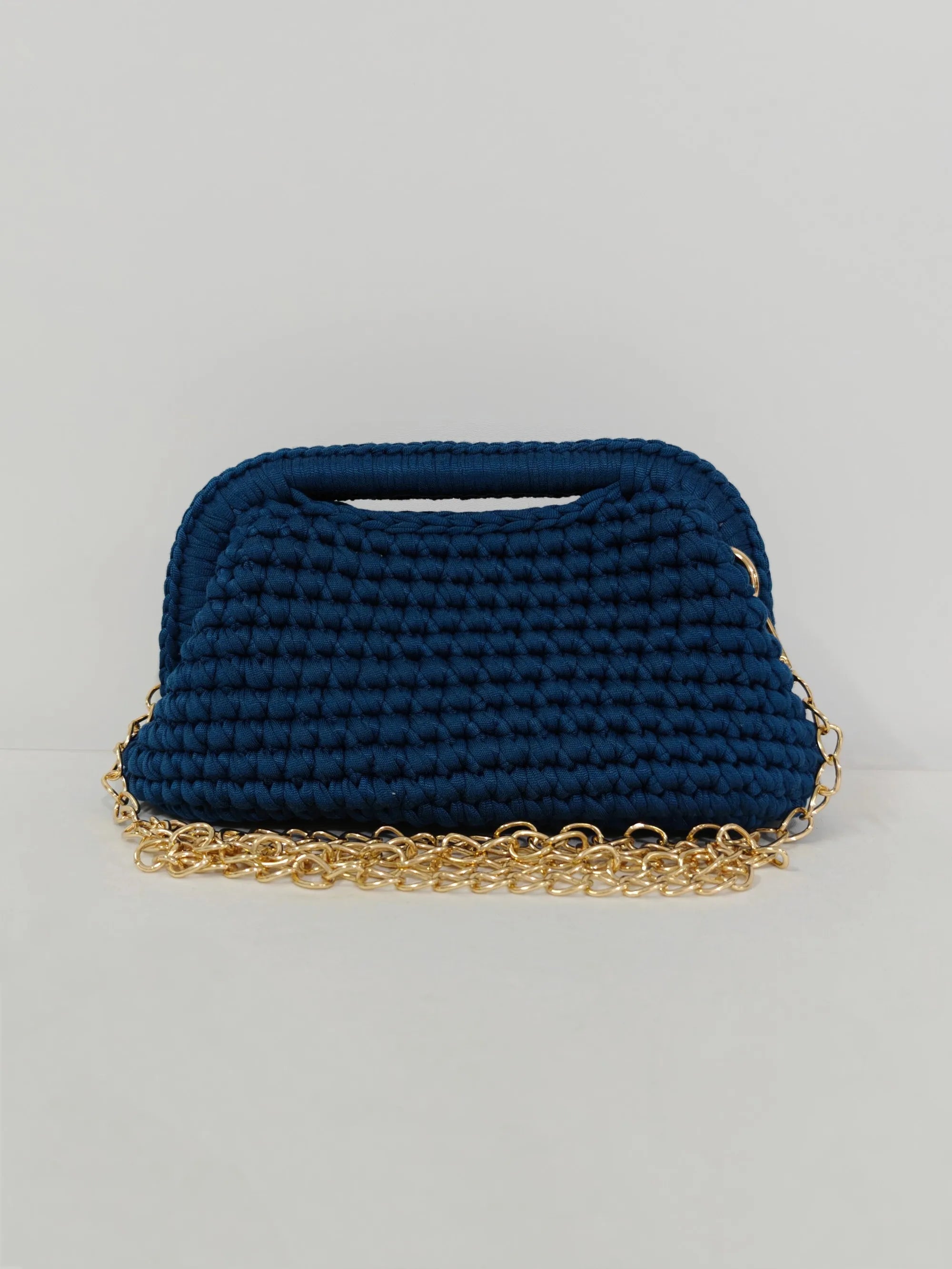 Woven Crochet Shoulder Bag – Handmade Boho Handbag