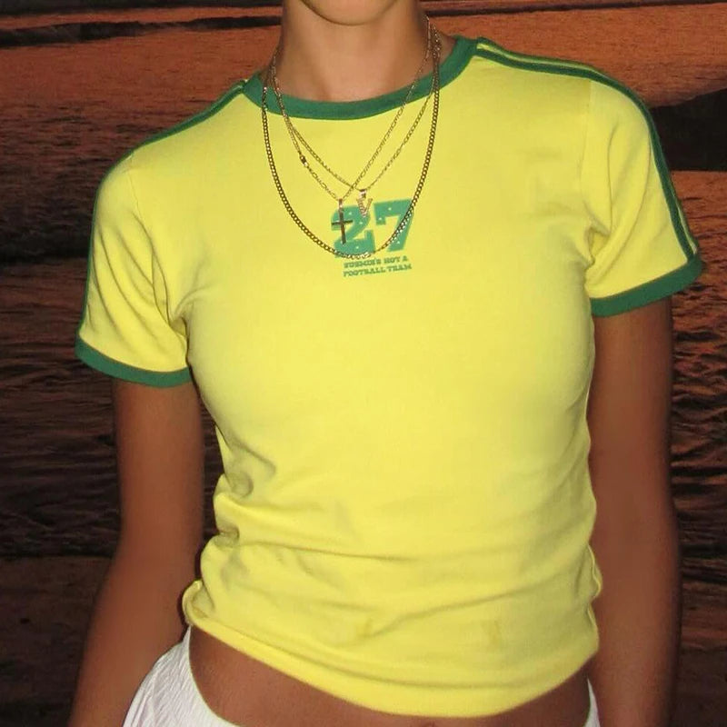 Brazil Five-Star Crop Top
