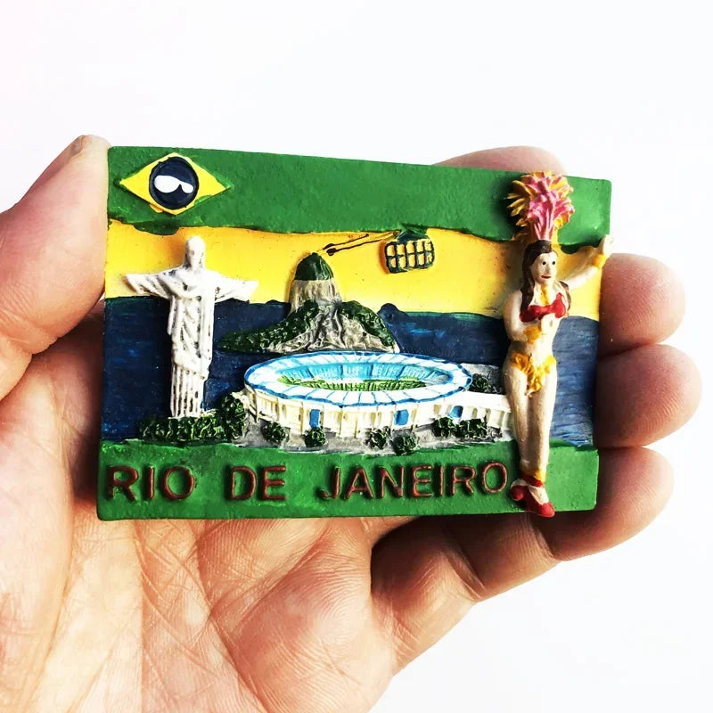 Brazil Fridge Magnet Bottle Opener – Rio de Janeiro Souvenir