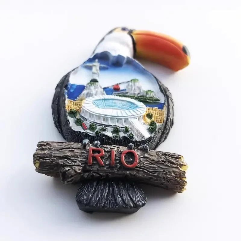 Brazil Fridge Magnets – Rio de Janeiro Travel Souvenir