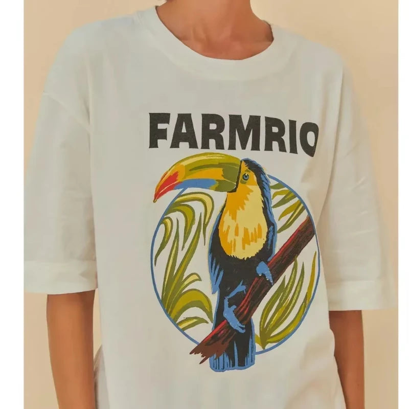 Brazil Summer Women’s T-Shirt – Casual Printed Tee