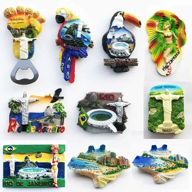 Brazil Fridge Magnet Bottle Opener – Rio de Janeiro Souvenir