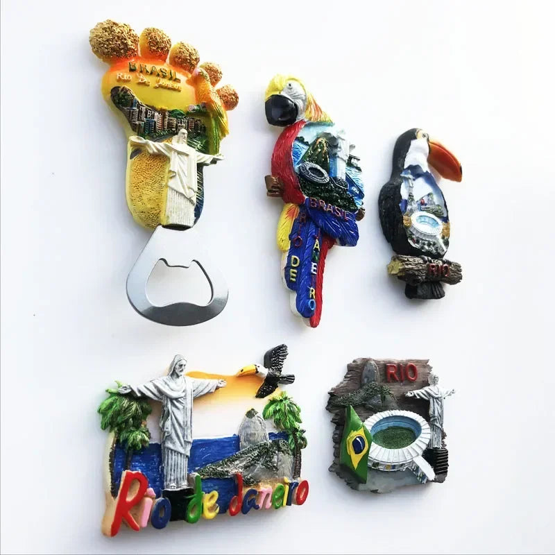 Brazil Fridge Magnet Bottle Opener – Rio de Janeiro Souvenir