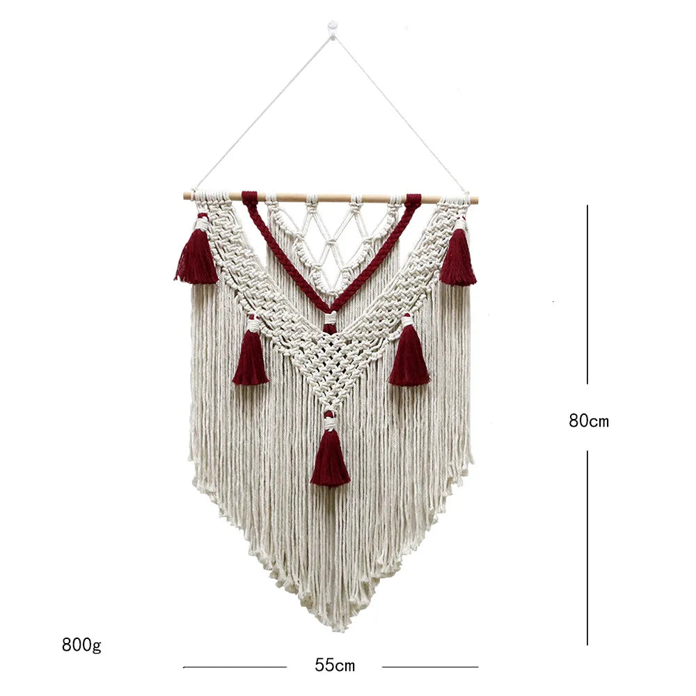 Nordic Macramé Wall Tapestry – Boho Home Decor