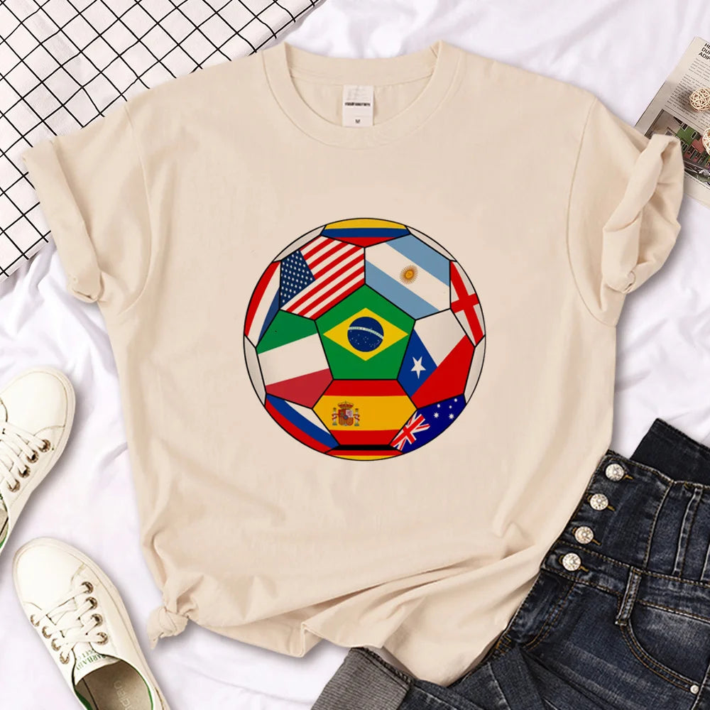 Brazil Graphic Streetwear T-Shirt – Women’s Casual Lifestyle Tee