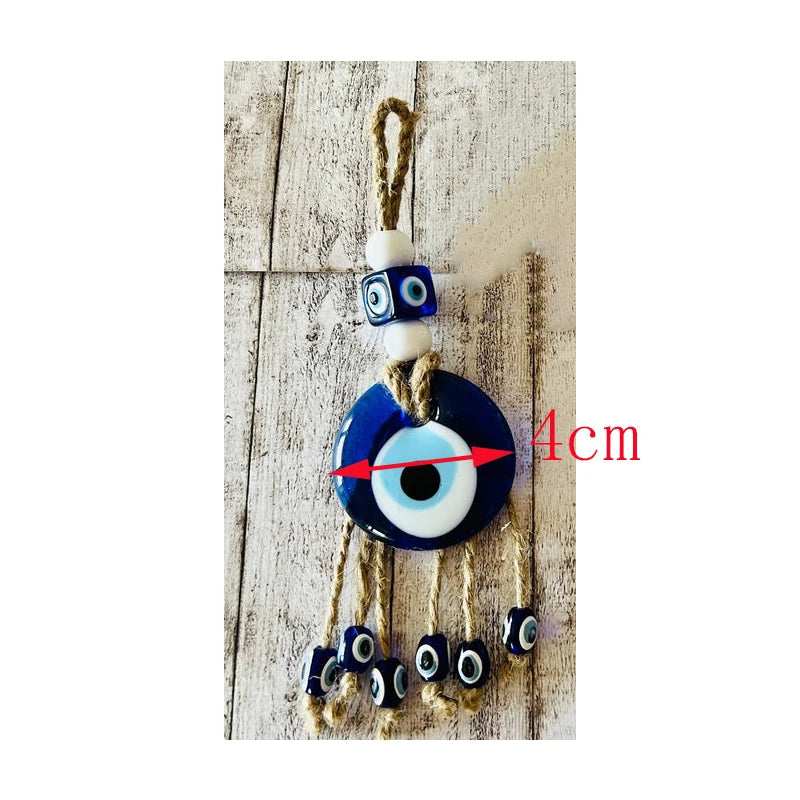 Evil Eye Macrame Wall Hanging – Nazar Protection Decor