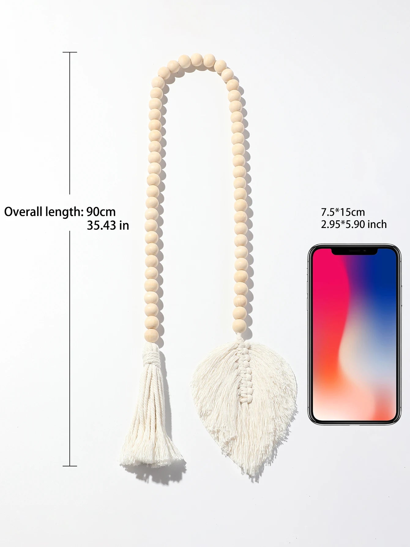 Macramé Leaf Wall Hanging – Rustic Boho Decor