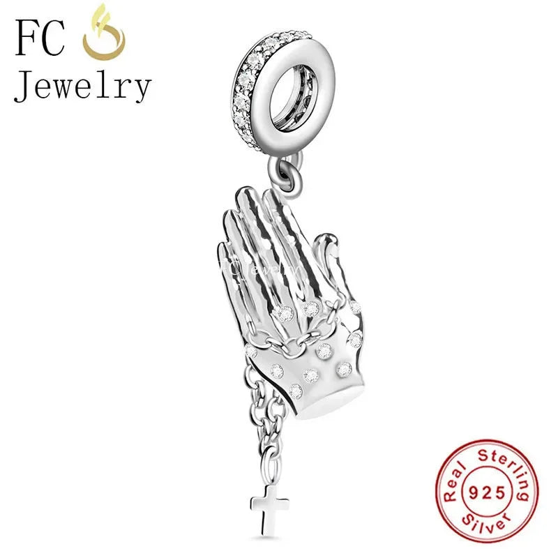 Christ the Redeemer Charm Bead – 925 Silver