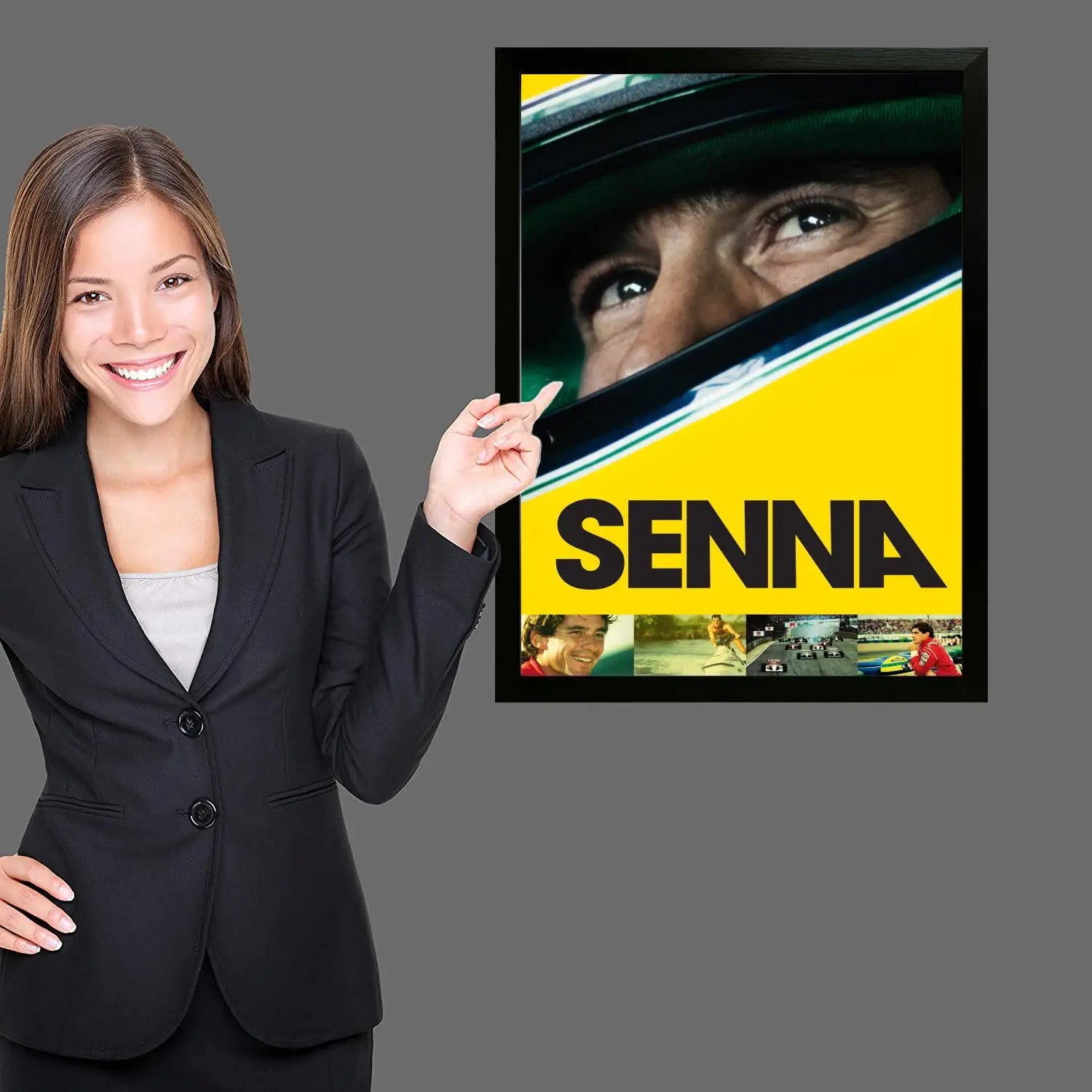 Ayrton Senna Legend Canvas Art