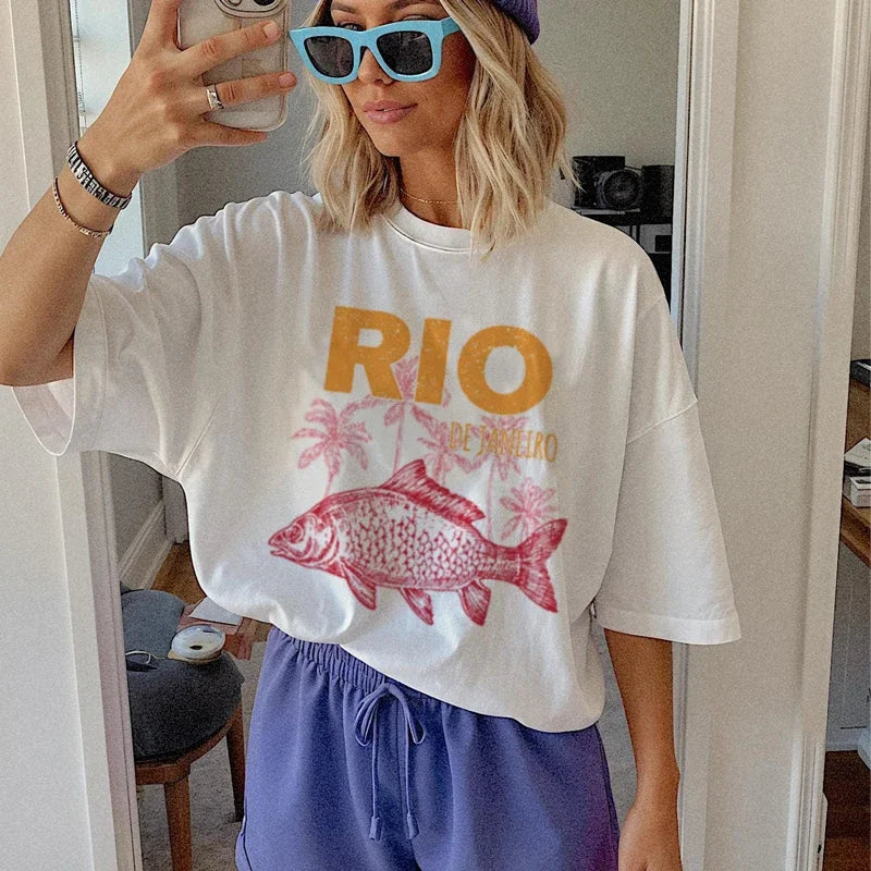 Rio de Janeiro Tropical Beach T-Shirt