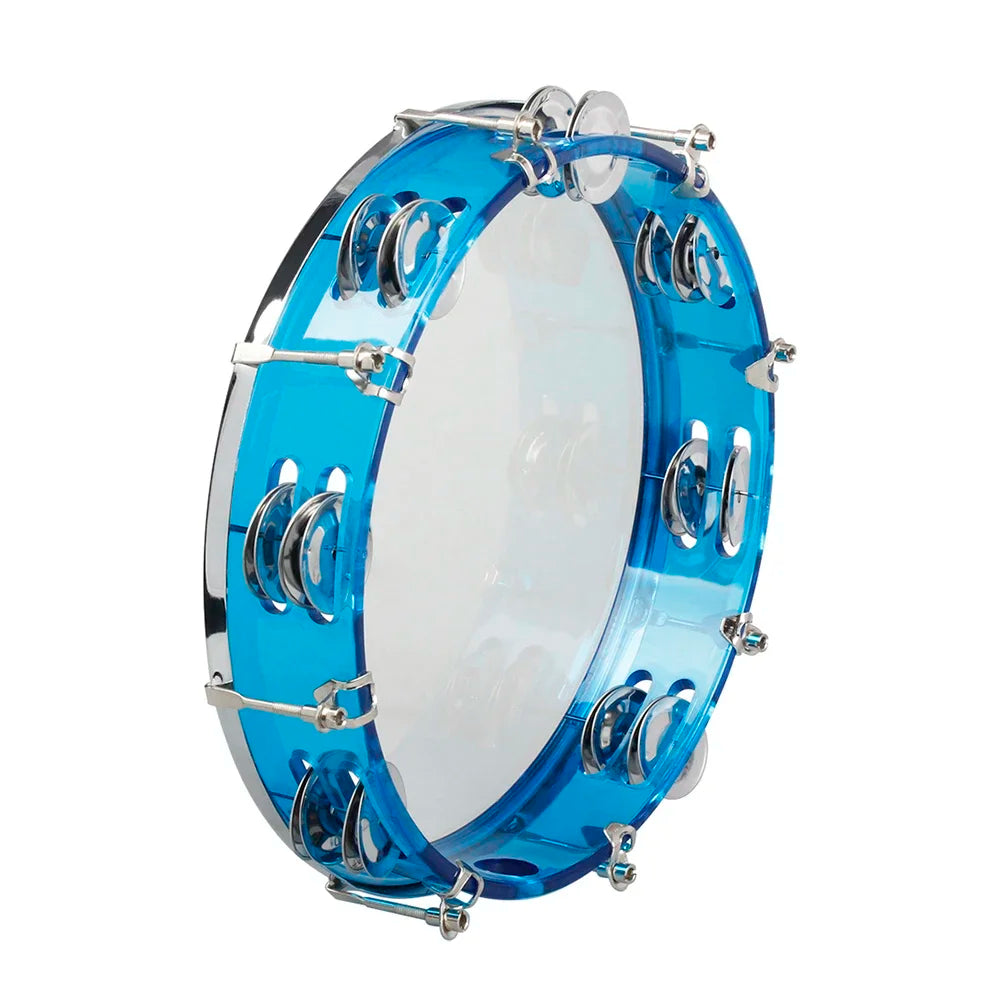 Brazilian Rhythm Tambourine – Self-Tuning Double Jingle Hand Drum