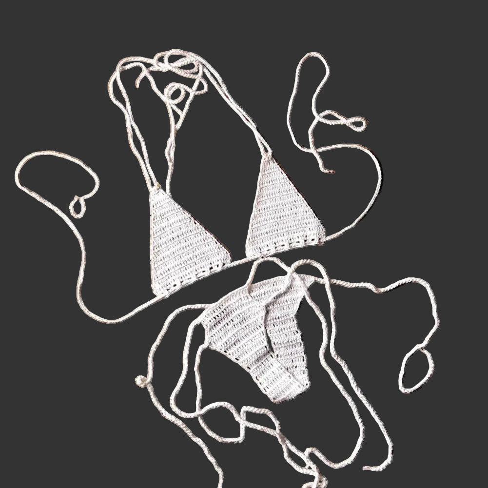 Hand Crochet Bikini Set – Women’s Summer Beach Two-Piece