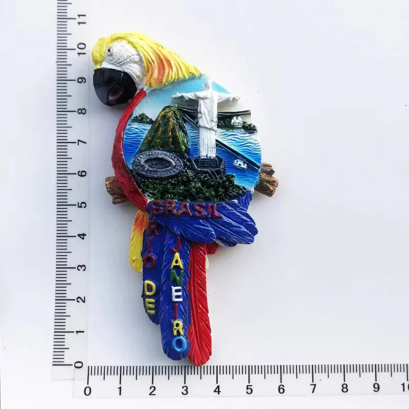 Brazil Fridge Magnets – Rio de Janeiro Travel Souvenir