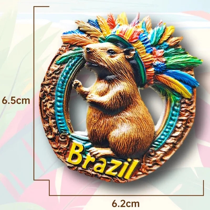 Brazil Fridge Magnets – Rio de Janeiro Souvenir Set