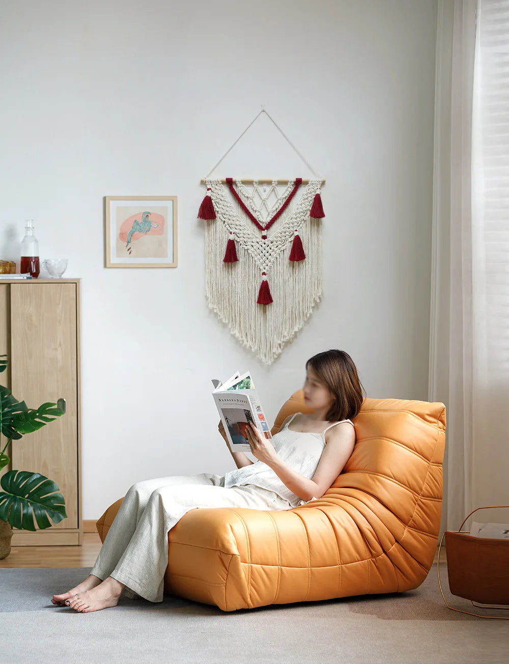 Nordic Macramé Wall Tapestry – Boho Home Decor