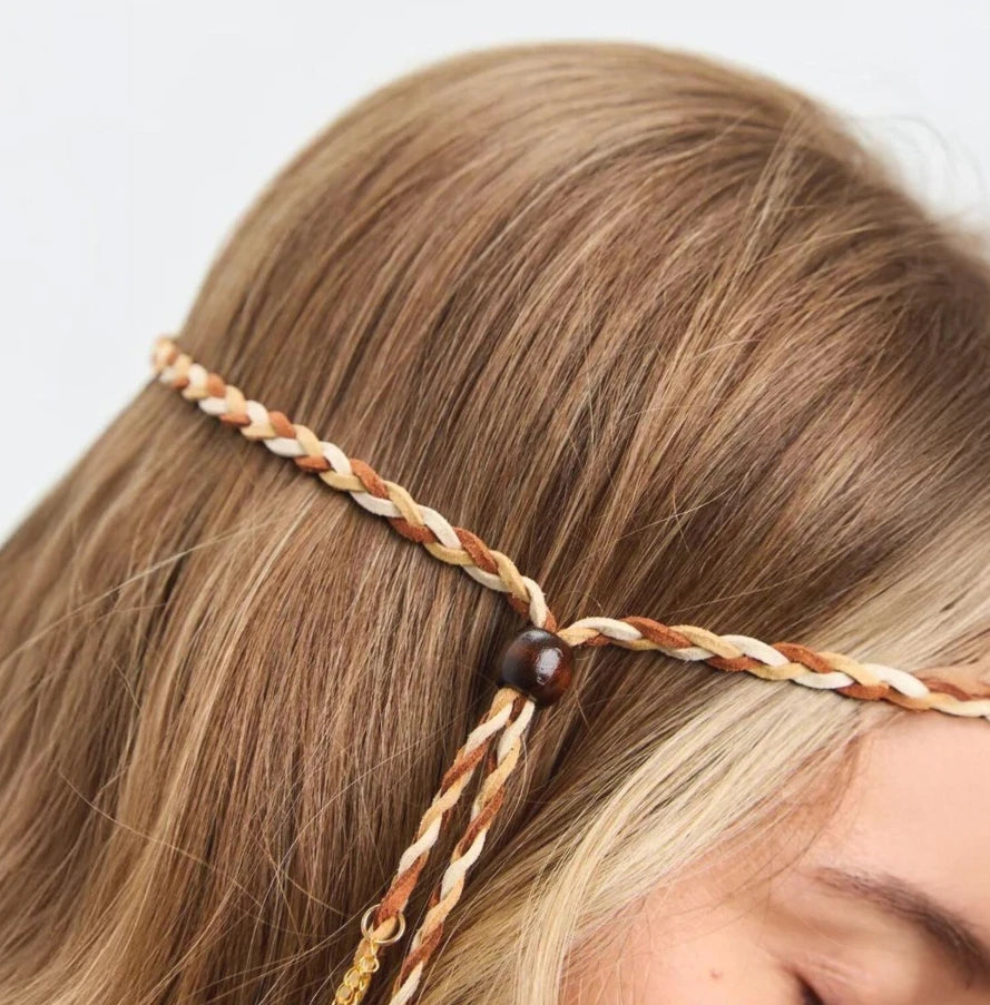 Boho Feather Headband – Hippie Gypsy Hair Accessory