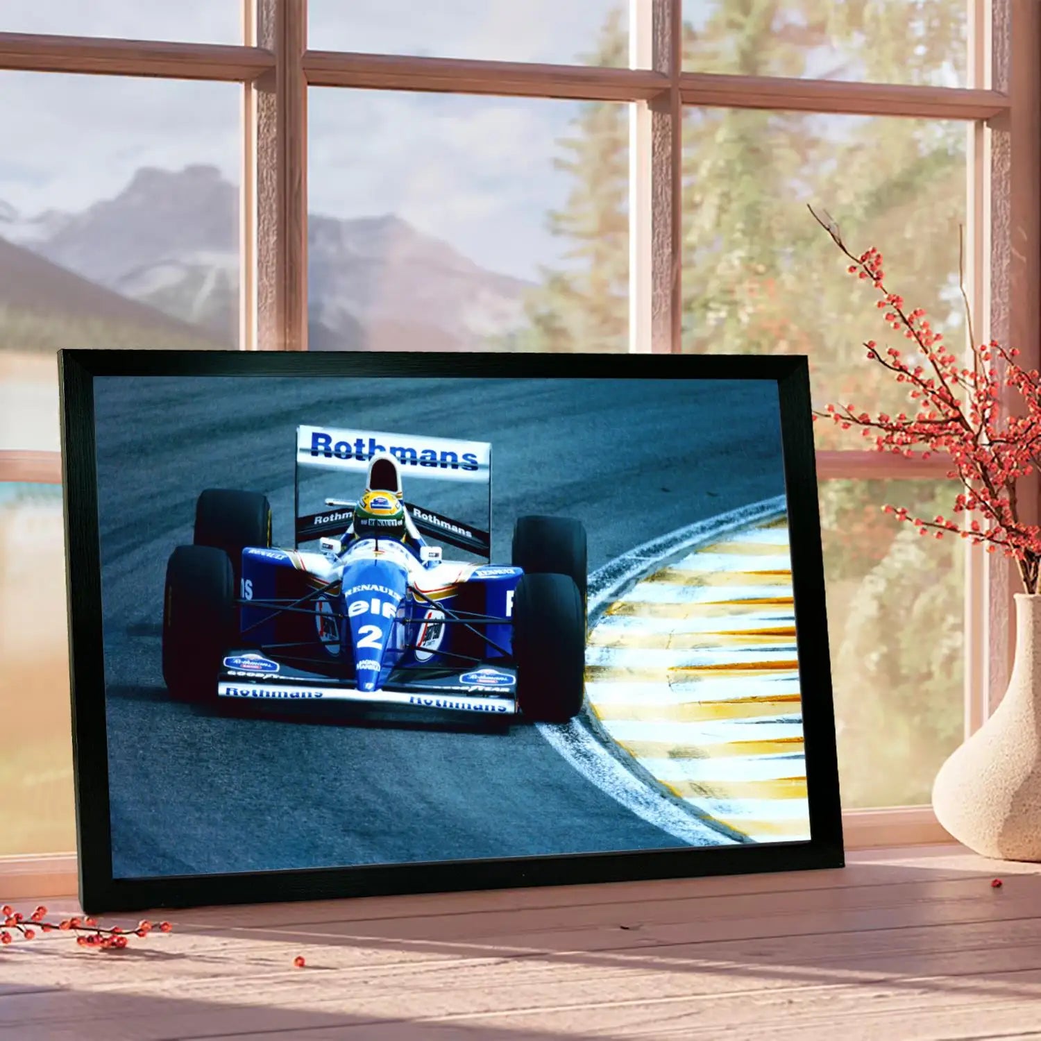 Ayrton Senna Legend Canvas Art