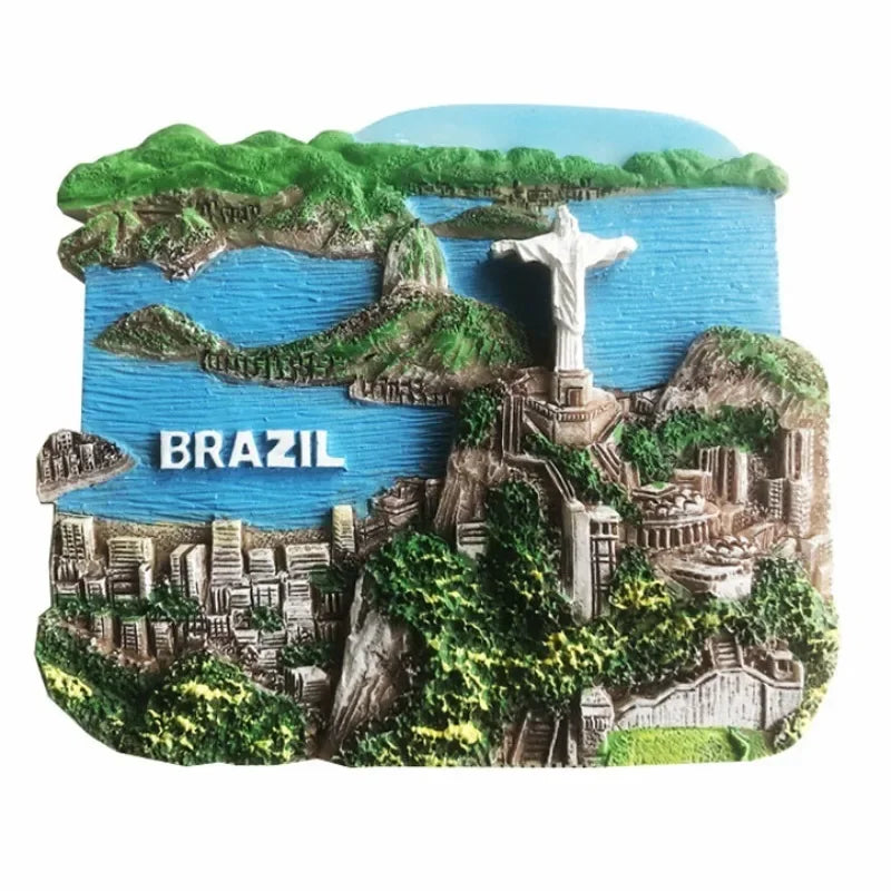 Brazil Fridge Magnets – Rio de Janeiro Travel Souvenir