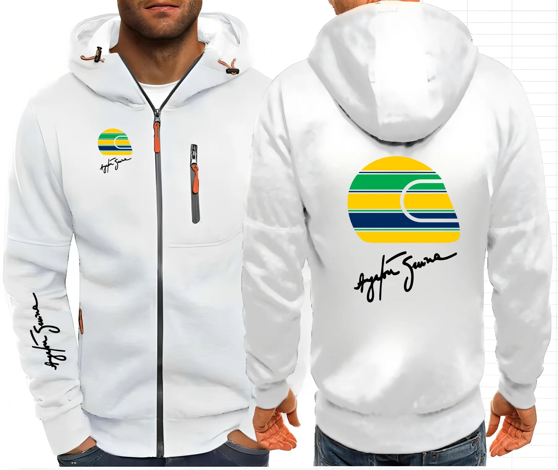 Ayrton Senna F1 Hooded Jacket