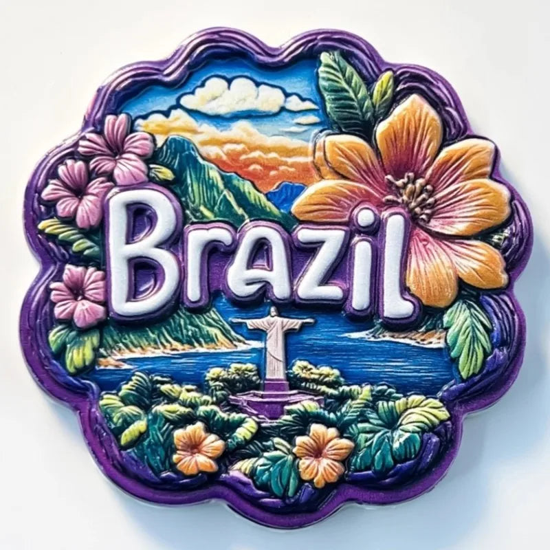 Brazil Fridge Magnets – Rio de Janeiro Souvenir Set