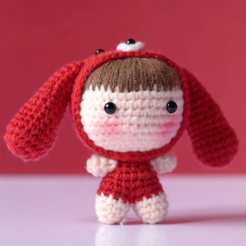DIY Crochet Doll Kit – Handmade Dog (Beginner Friendly)