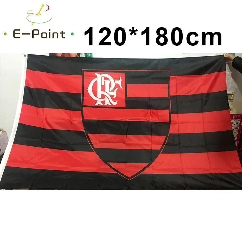 Brazil & Flamengo Flag Banner – Large Size Home Decor