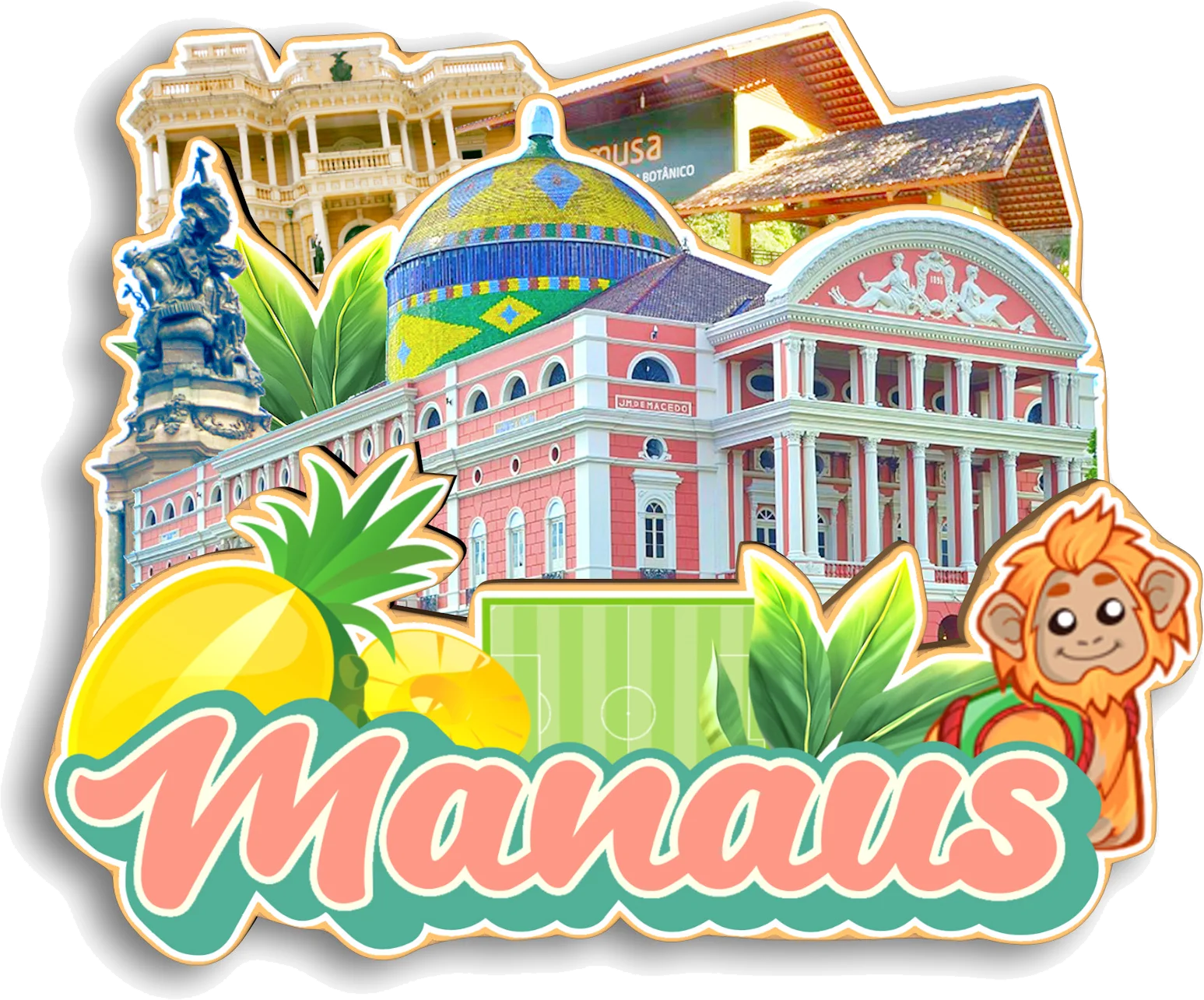 Brazil City Fridge Magnets – Travel Souvenir (Handmade)