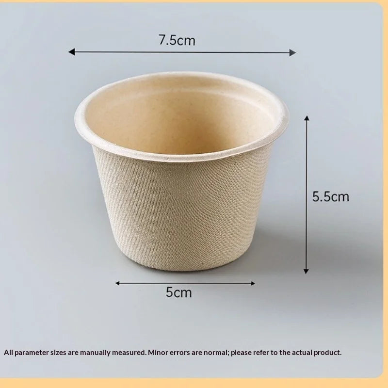 Eco-Friendly Paper Dessert Cups (50pcs)